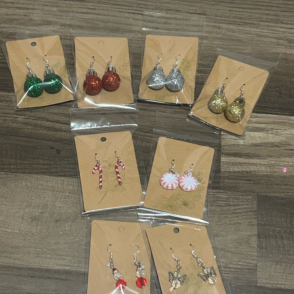Sparkling Holiday Ornament Earrings